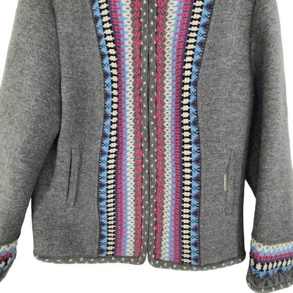 Geiger Collection Women's Long Sleeve Zip Up Jacket Gray Size 42 - Picture 2 of 9